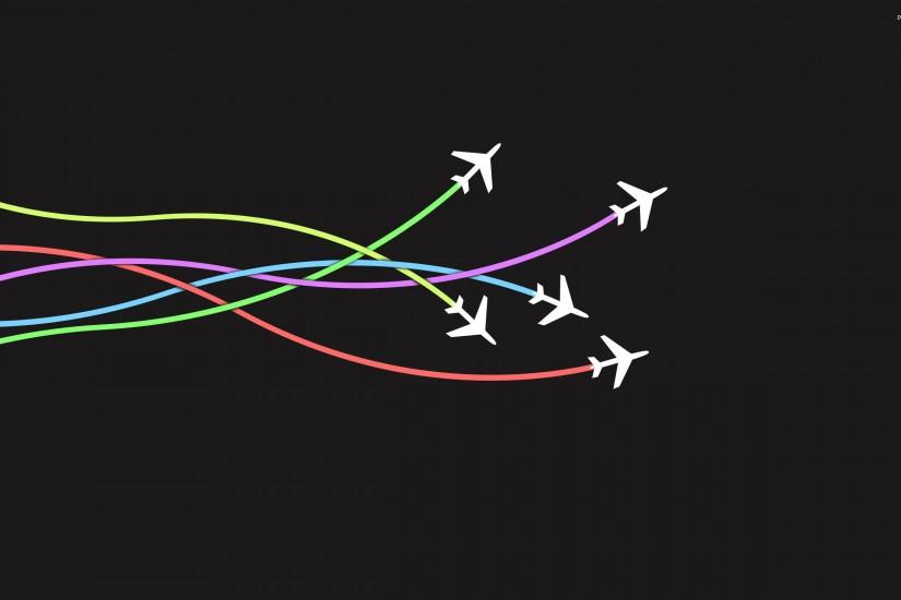 Airplanes wallpaper - Minimalistic wallpapers - #634
