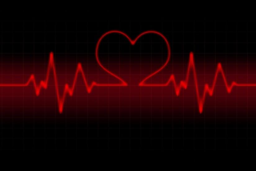 life line heart rate Wallpaper Valentine Day Red And Black Wallpapers