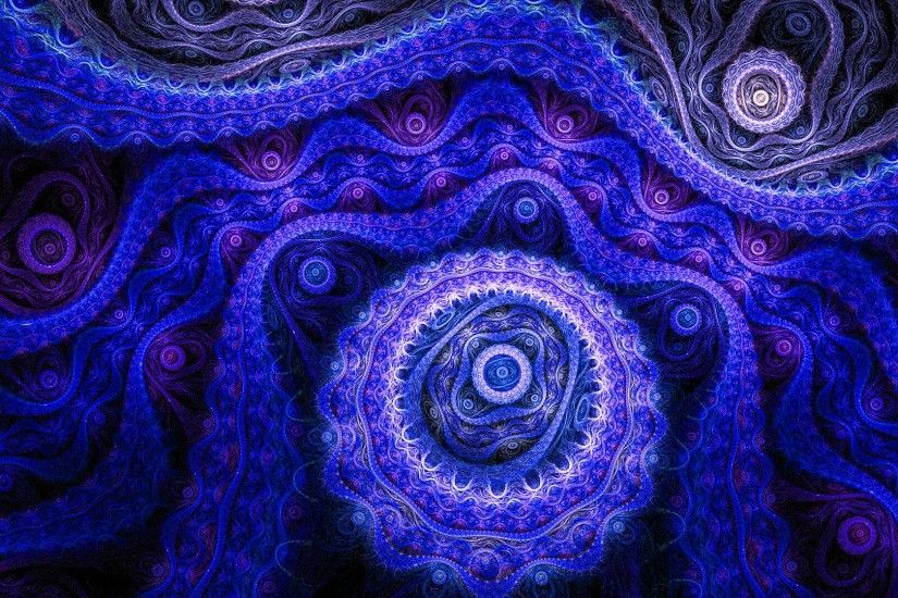 1920x1080 Wallpaper abstract, blue, pattern, purple, dark