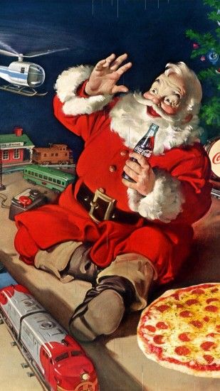 Christmas Party Santa Claus Painting