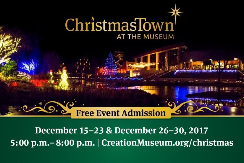 Ken Ham on Twitter: "Don't miss some of the most spectacular Christmas  displays/events at our two parks--Ark Encounter & Creation Museum.