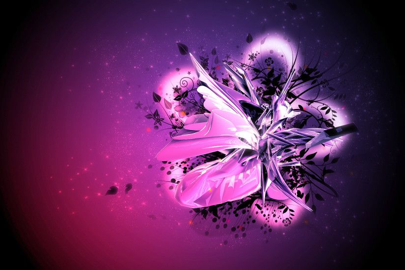 Cool 3d Abstract Widescreen Hd Wallpaper Amazing Wallpaperz Black And Purple  Wallpapers For Laptops