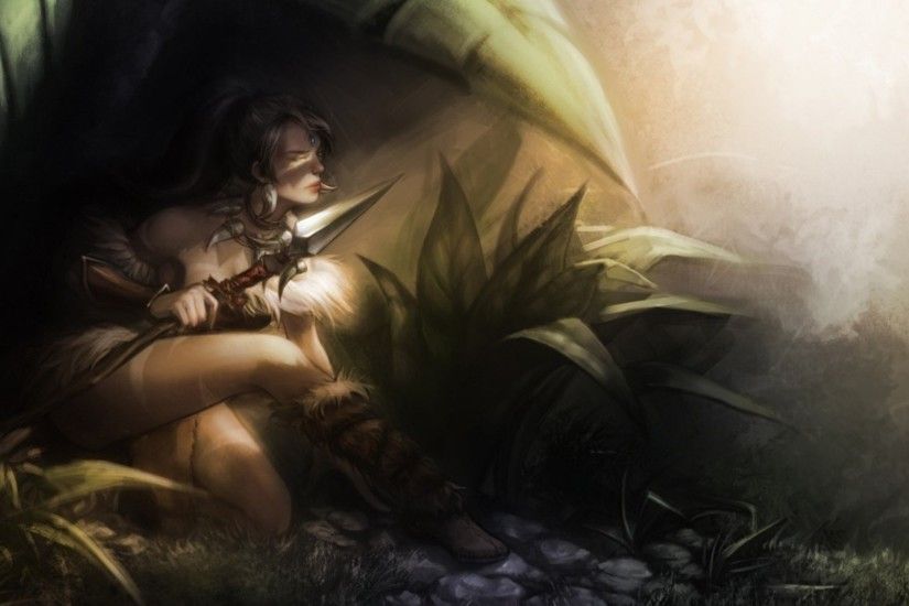 Games – Nidalee League Of Legends Fantasy Art Wallpaper At Fantasy  Wallpapers