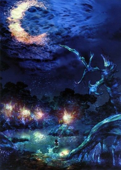 Tags: Anime, Final Fantasy X, Yuna, Macalania, Mobile Wallpaper