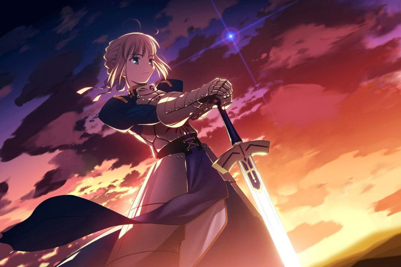 Saber, Fate/stay night, white dress, anime girl wallpaper | Fate/stay night:  Unlimited Blade Works, Anime Wallpapers | Pinterest | Fate stay night and  Anime