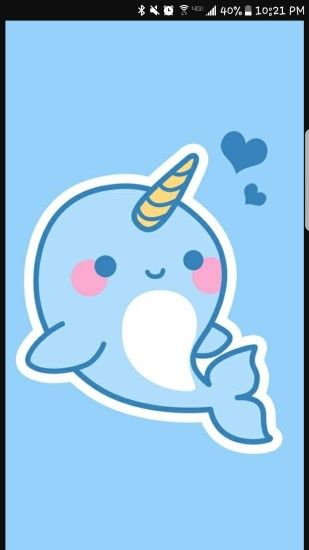 Cute Narwhal Backroundð