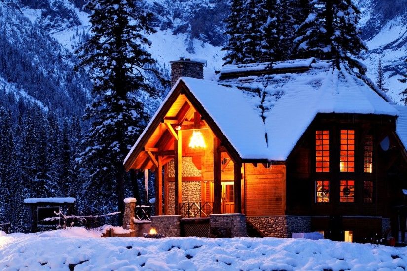 Winter Cabin Wallpapers Group (75+)