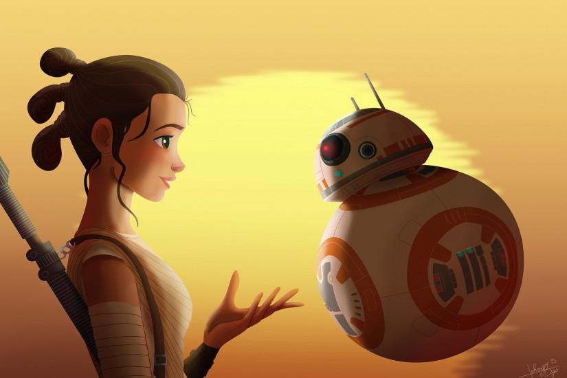 Movie - Star Wars Episode VII: The Force Awakens BB-8 Rey (Star