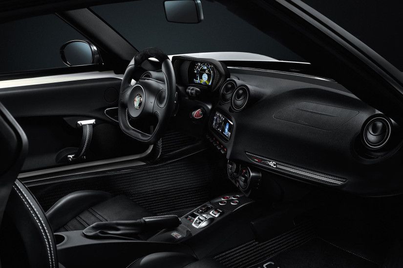 2015 Alfa Romeo 4C Spider car wallpaper HD car interior design