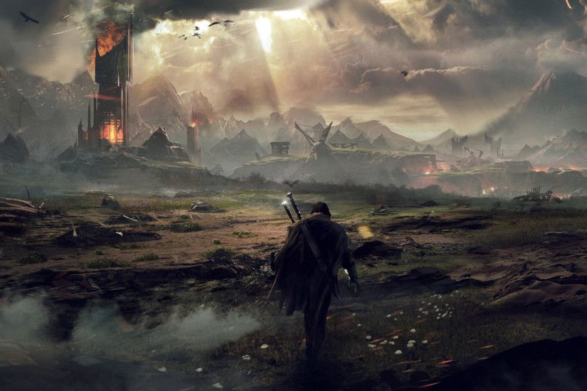 Middle Earth Shadow of Mordor Game HD Wallpaper .