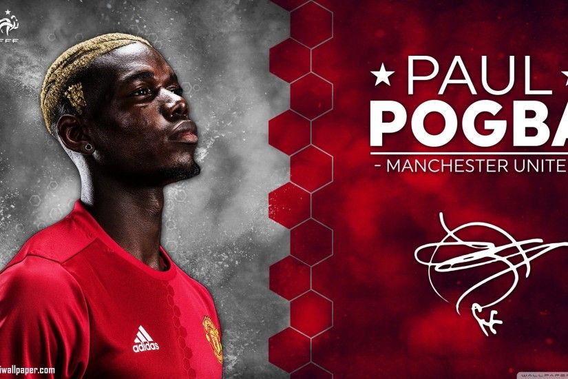 ... Paul Pogba Manchester United 2016 17 Hd Desktop Wallpaper High ...