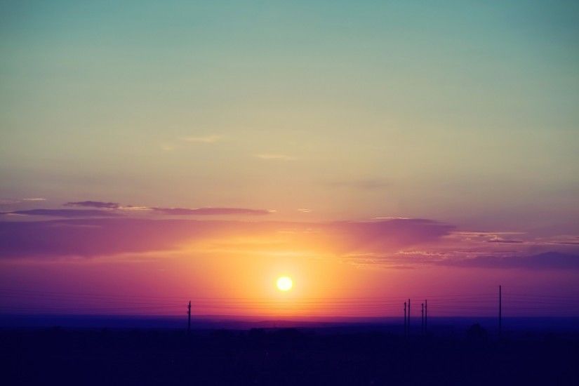 colorful beautiful sunset image
