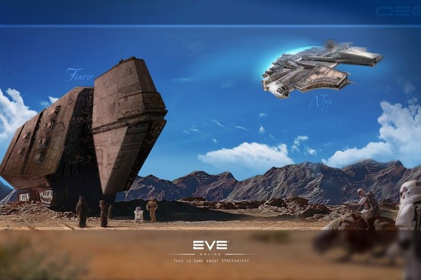 Googled Eve Online Backgrounds, was not dissapointed ...