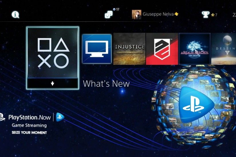 Free PlayStation Now PS4 Dynamic Theme Just Released by Sony on the PSN;  Screenshots Inside