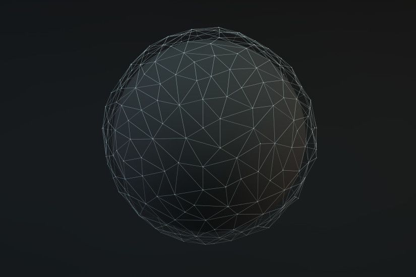 Geometry Graphics Grey Background Minimalistic Spheres