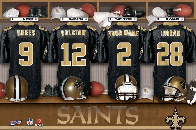 New Orleans Saints Uniform Wallpaper, Size: 2100x1650 .