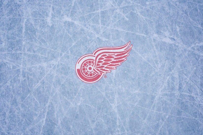 Detroit Red Wings wallpaper (logo on the ice) 1920x1200