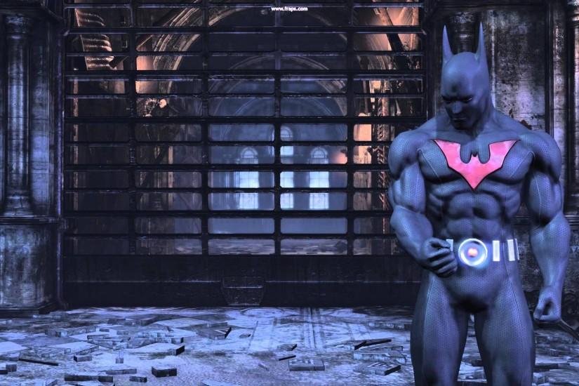 Batman Arkham City Batman Beyond skin PC 1080p max settings fraps test -  YouTube