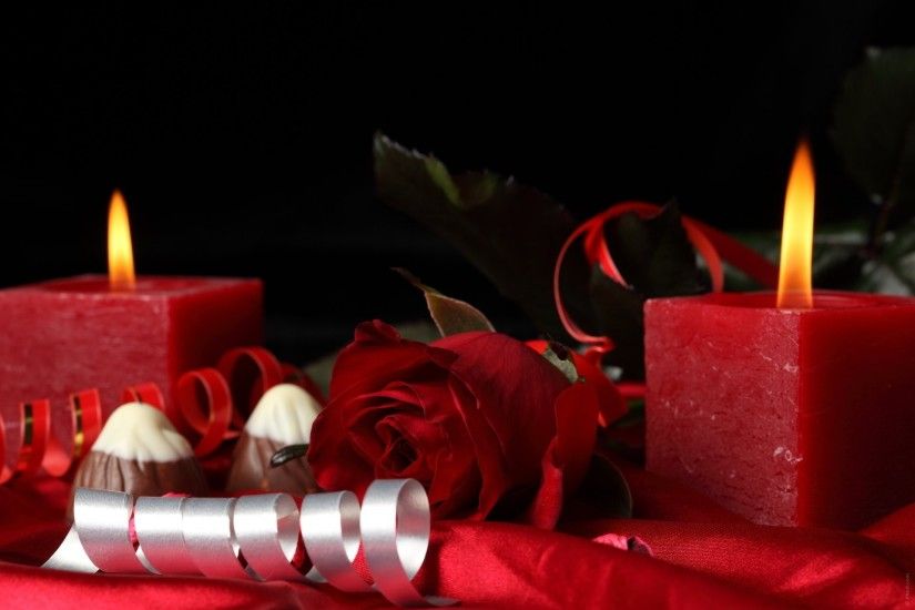 flower rose heart candle roses red rose romance candles