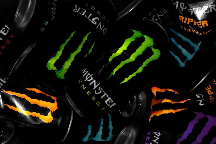 Many Monster Energy Tins Photo Picture HD Wallpaper Free