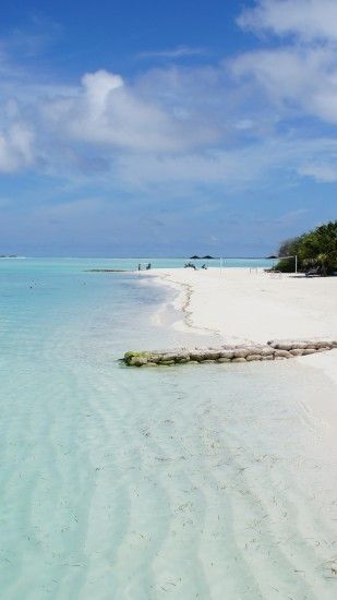 Preview wallpaper maldives, tropical, beach, shore 2160x3840