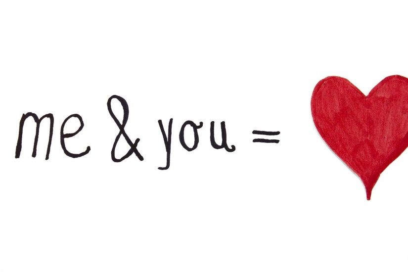 Me You=love.. wallpaper thumb