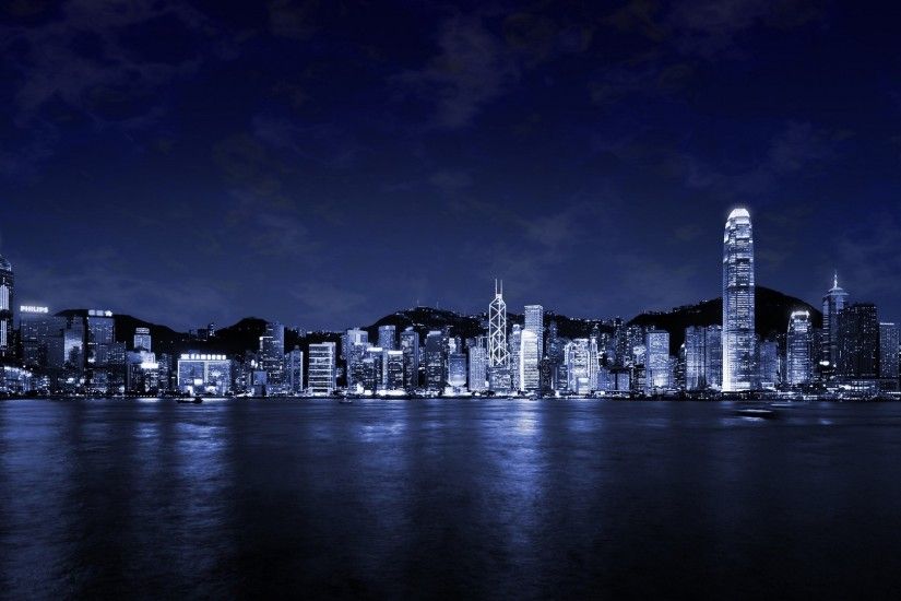 This free inspiring wallpaper "Beautiful city at night" is under Cities, City  Lights, Dark wallpaper, Night, Skyscrapers
