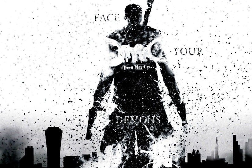 face your demons wallpaper dante dmc devil may cry