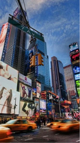 Times Square Galaxy Lockscreen Android Wallpaper ...