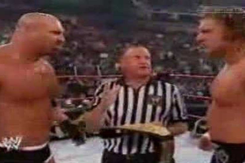 WWE UNFORGIVEN 2003 Triple h vs Goldberg WHC TITLE MATCH