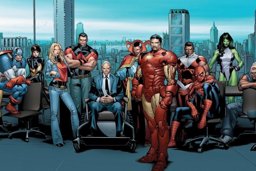 Artwork Avengers Captain America Carol Danvers Charles Xavier Comics Dr.  Strange Falcon Comics Fantasy Art