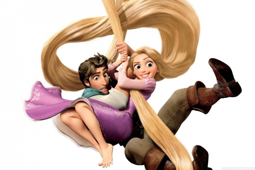 Rapunzel And Flynn HD Wide Wallpaper for Widescreen