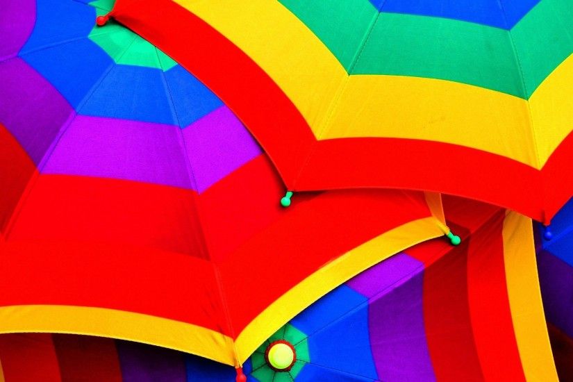 bright colorful umbrella backgrounds