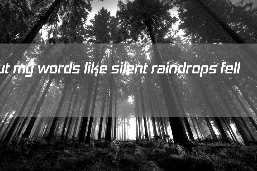 Disturbed - The Sound of Silence 'Lyrics'