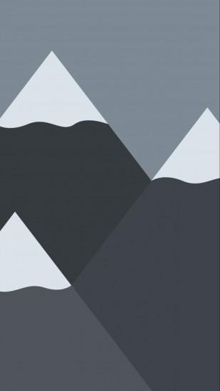 Mountains Minimal Wallpaper iPhone 6 Plus