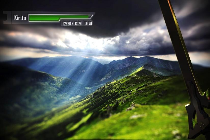 Sword Art Online, Landscape, Sword, Anime Wallpapers HD / Desktop and  Mobile Backgrounds