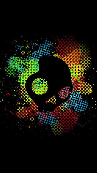 Colorful Skull Dark Art Illustration Android Wallpaper ...