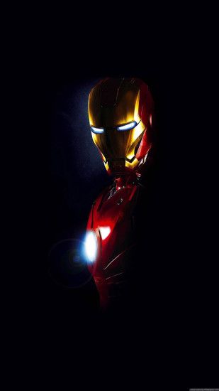 Iron Man Arc Reactor Glow iPhone 6 Plus HD Wallpaper ...