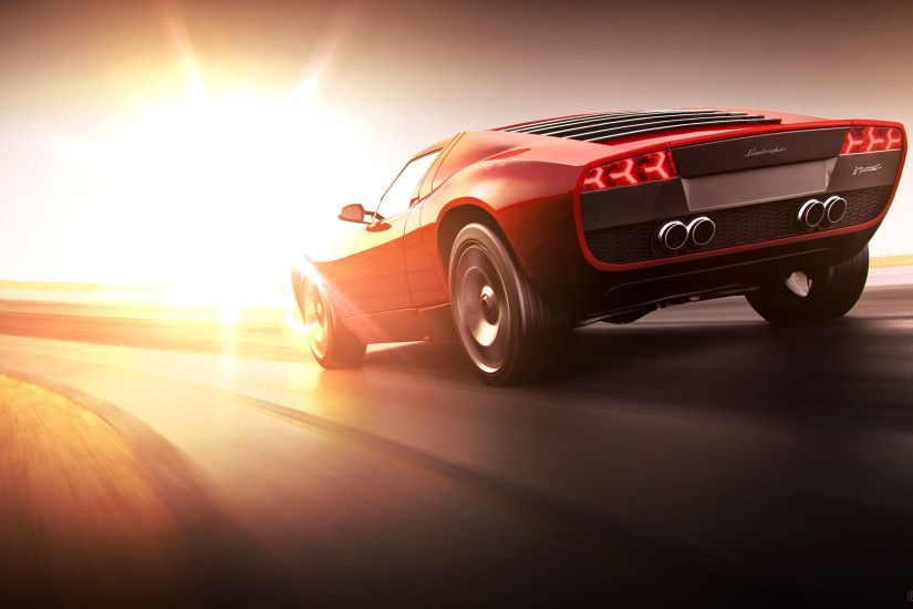 Lamborghini Racing CGI