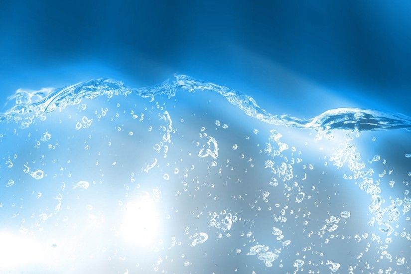 ... Illustration of Cool water wave on blue background | Stock Photo . ...