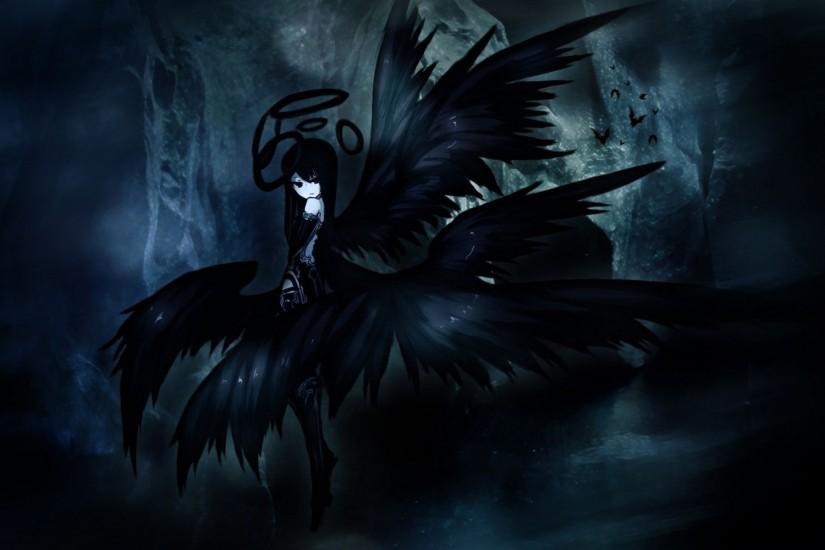 Dark Anime Angel Wallpaper 6321