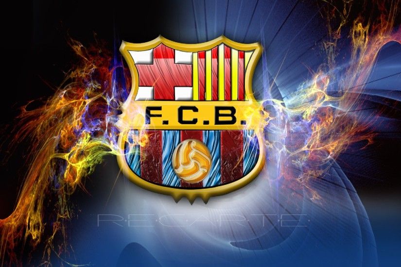 HD Wallpaper and background photos of FC Barcelona Logo Wallpaper for fans  of FC Barcelona images.