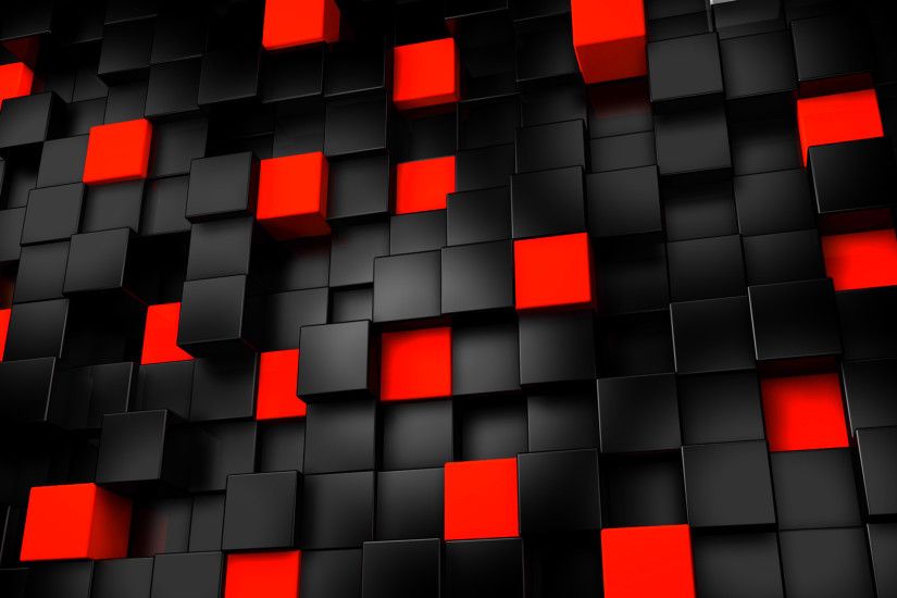 Black And Red Abstract Wallpaper