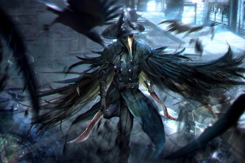 Video Game - Bloodborne Crow Warrior Dagger Wallpaper