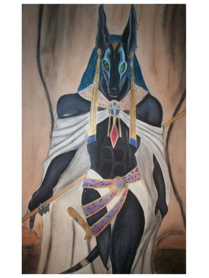 lord anubis images last anubis painting of mine HD wallpaper and background  photos