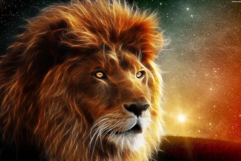 lion wallpaper animated