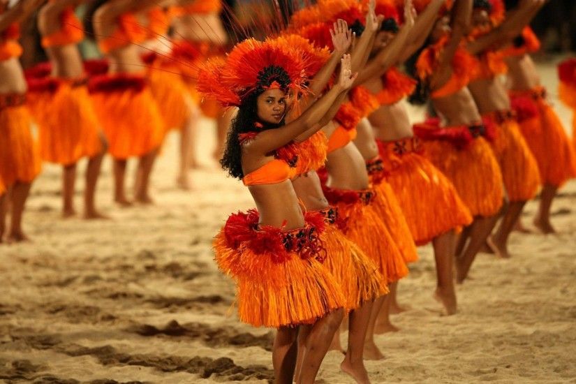 Hawaiian Tag - Island Day Tahiti Bora Tahitian Hawaiian Ceremony Polynesian  Tribal Dance Beach Hula Hawaii