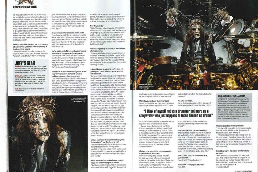 Joey Jordison images Joey in magazines HD wallpaper and background photos