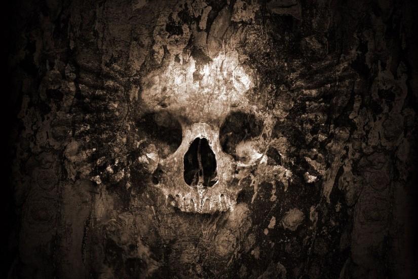 Images For > Gothic Skull Wallpapers