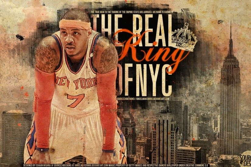 ... Carmelo Anthony Game Winner Knicks Wallpaper by IshaanMishra